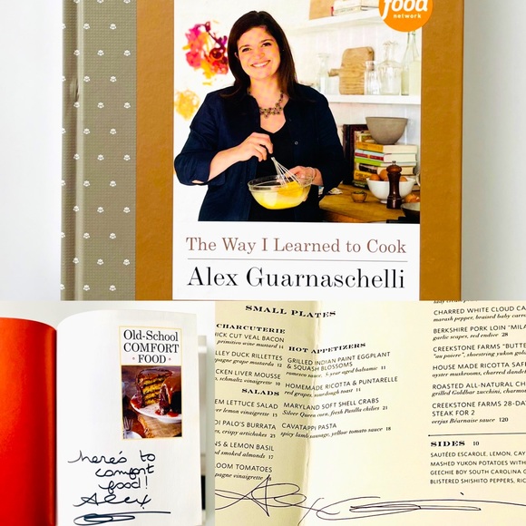 Alex Guarnaschelli Cookbook, SIGNED BOOK & MENU, Alex authentic signature book💯 - Picture 1 of 15